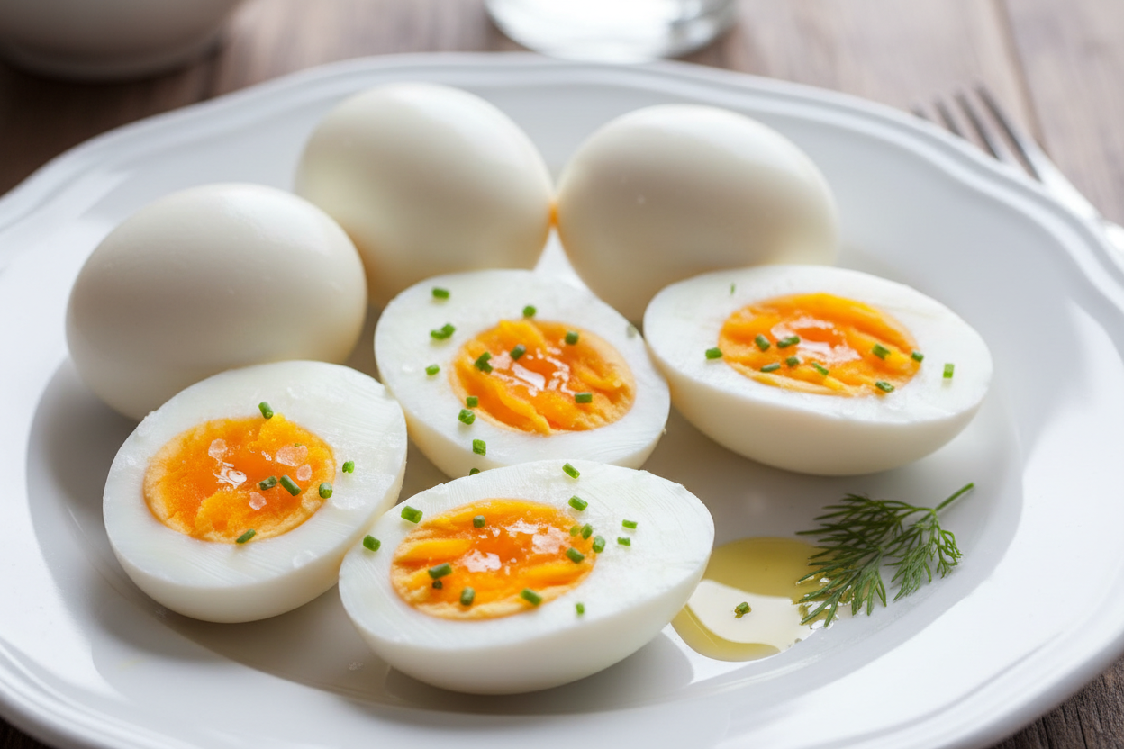 boiled eggs